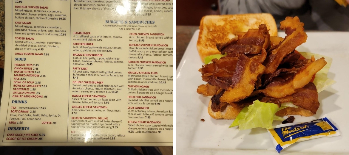 Grecian Steak House Menu